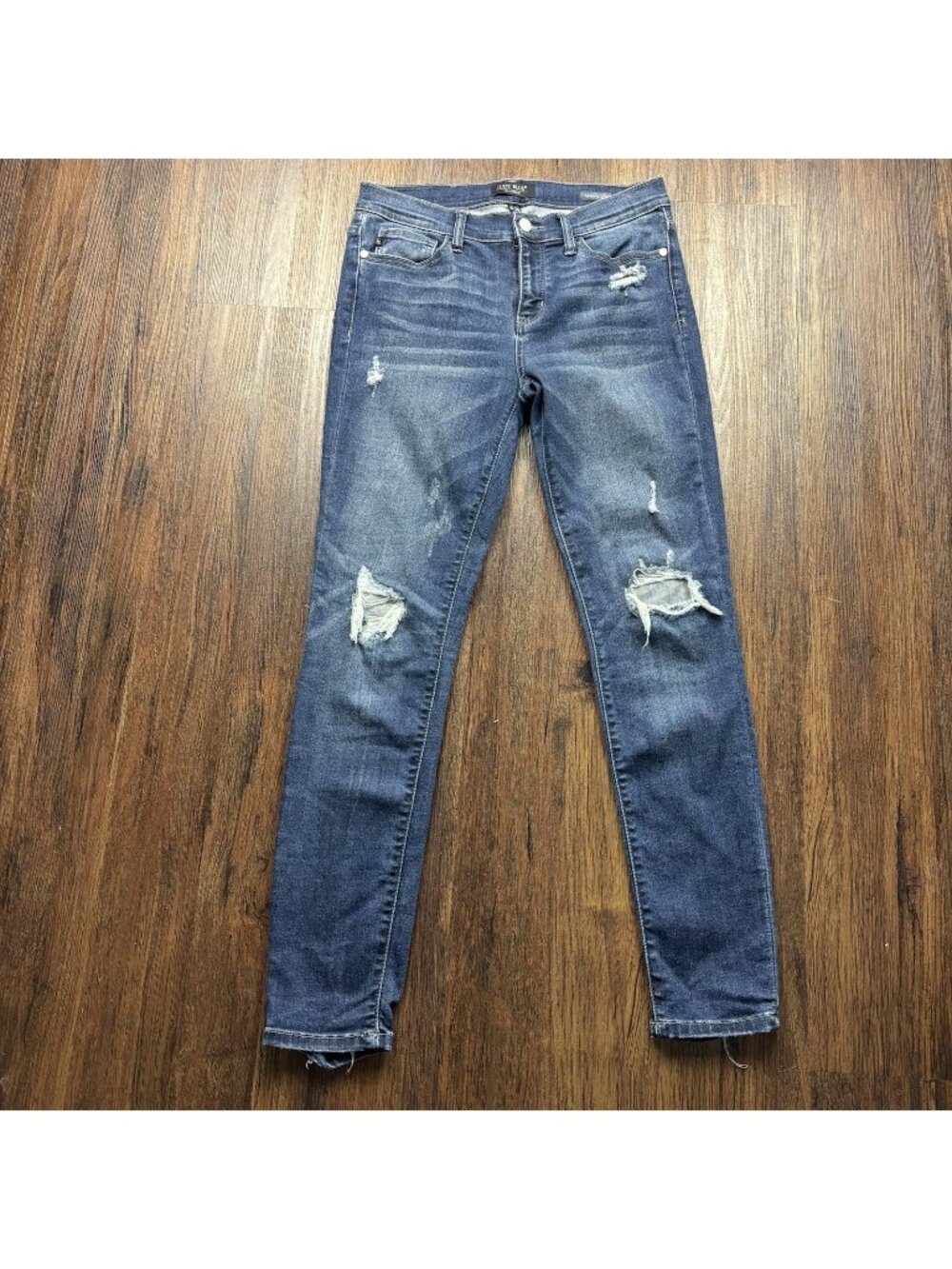 Judy Blue Skinny Fit Jeans Size JB8263DK Destroyed Medium Wash Women’s Size 9/29